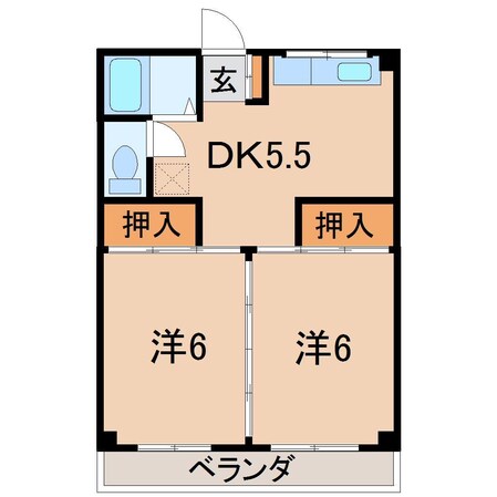 パールメゾン五番館の物件間取画像